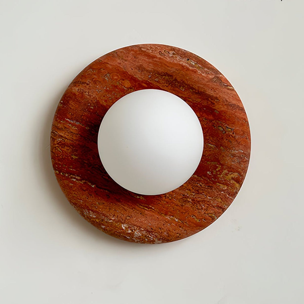 Elseneth Travertine Wall Light-Moonnatur
