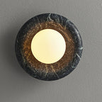 Elseneth Travertine Wall Light-Moonnatur