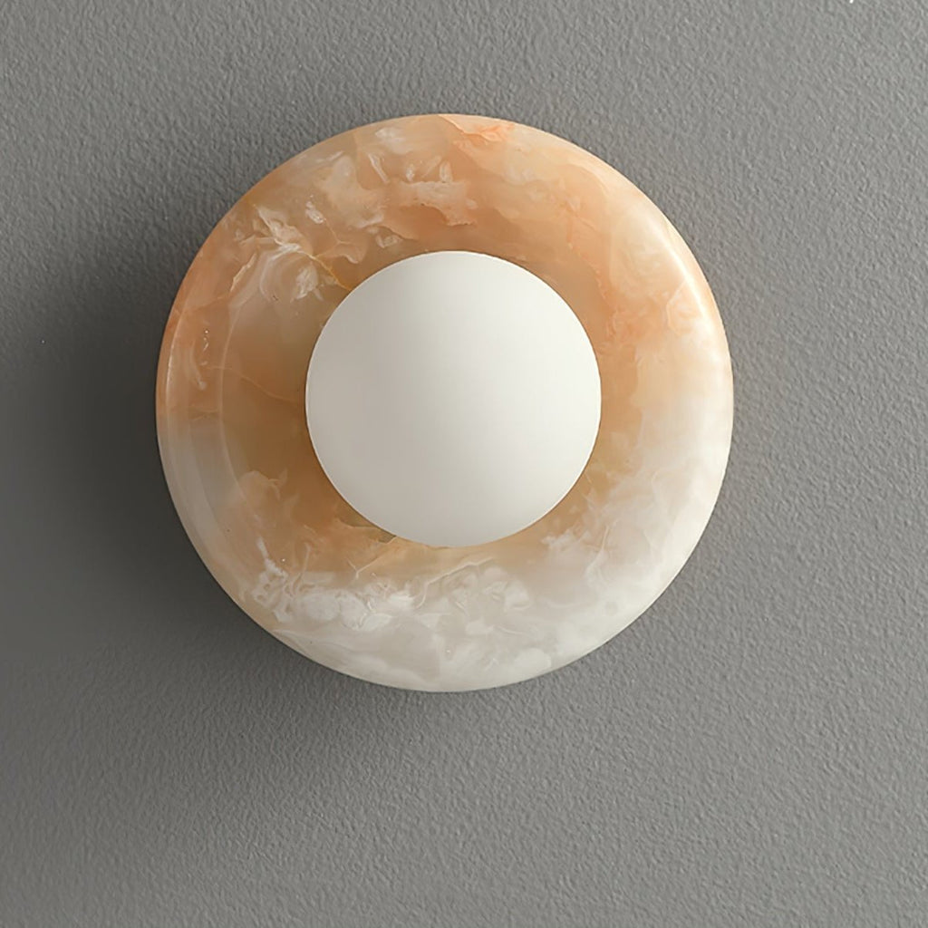Elseneth Travertine Wall Light-Moonnatur