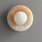 Elseneth Travertine Wall Light-Moonnatur