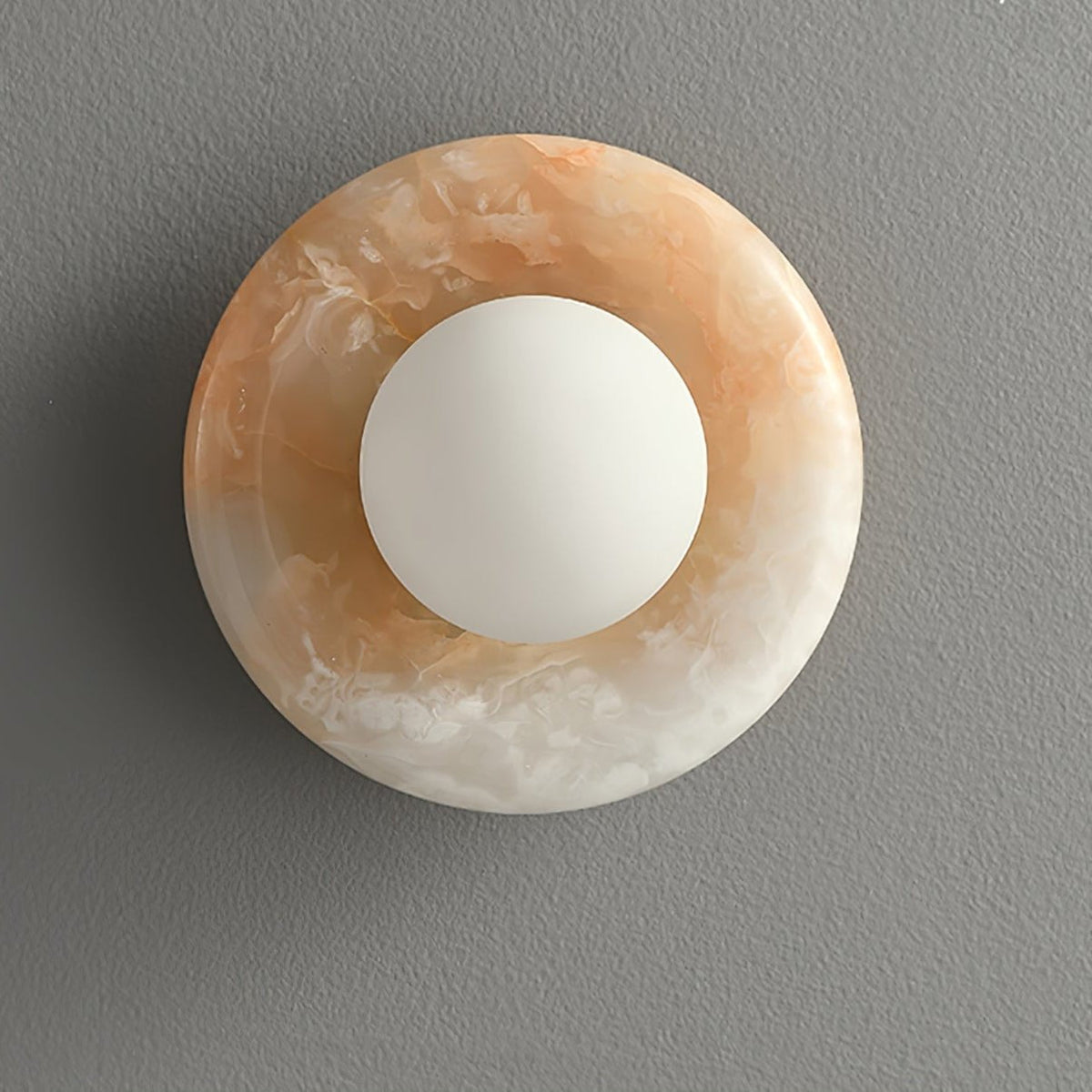 Elseneth Travertine Wall Light-Moonnatur