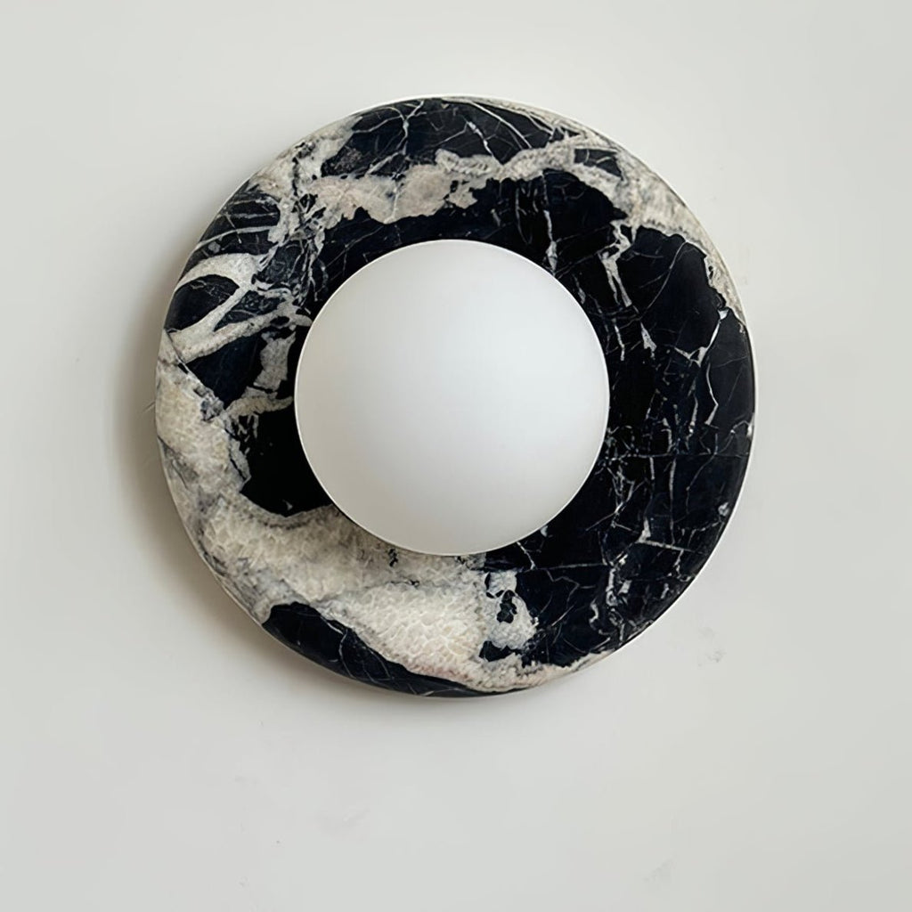 Elseneth Travertine Wall Light-Moonnatur
