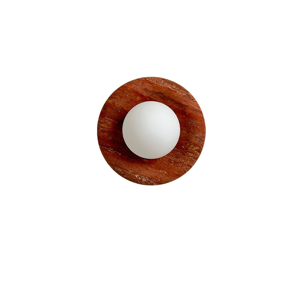 Elseneth Travertine Wall Light-Moonnatur