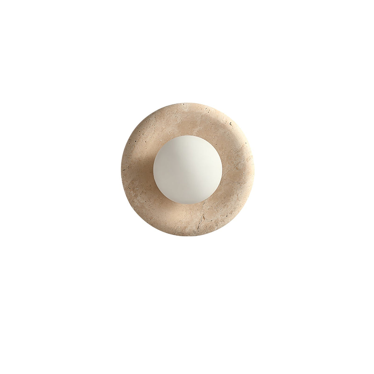 Elseneth Travertine Wall Light-Moonnatur