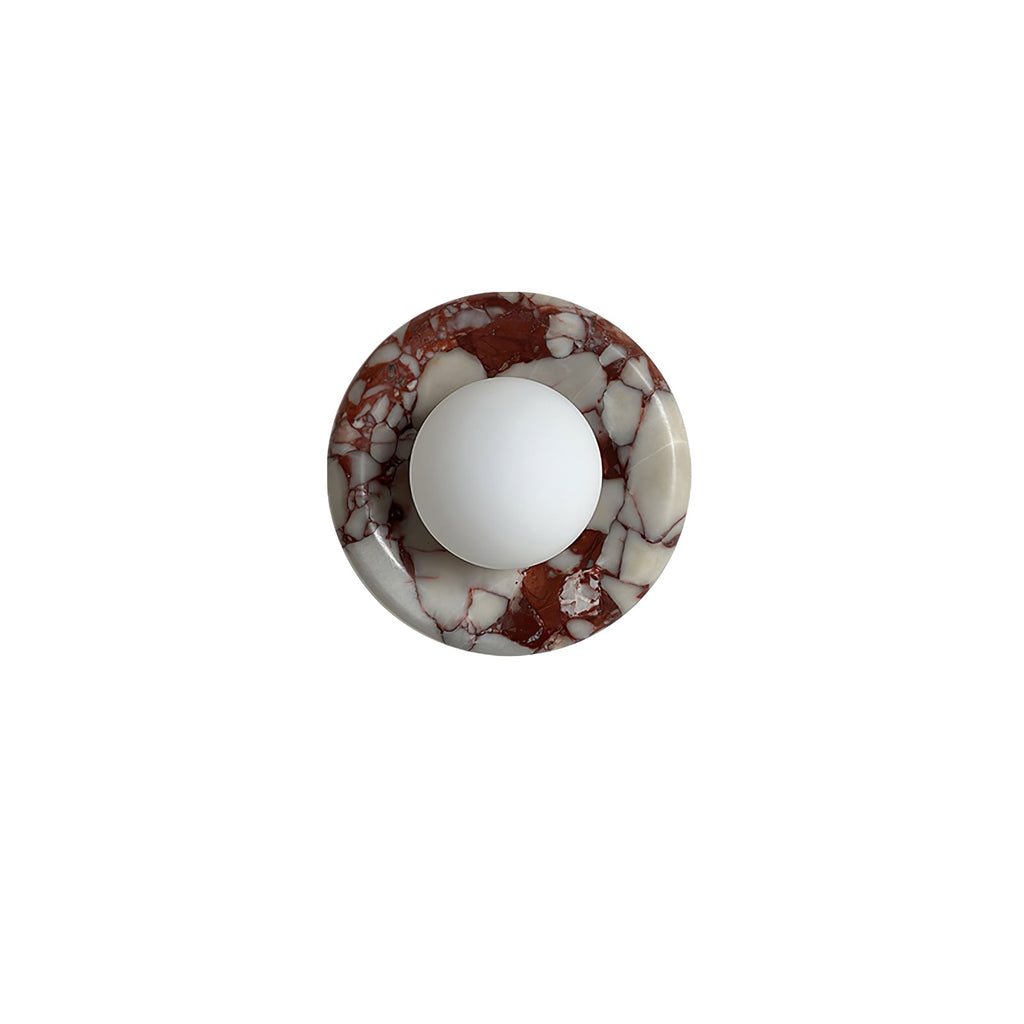Elseneth Travertine Wall Light-Moonnatur