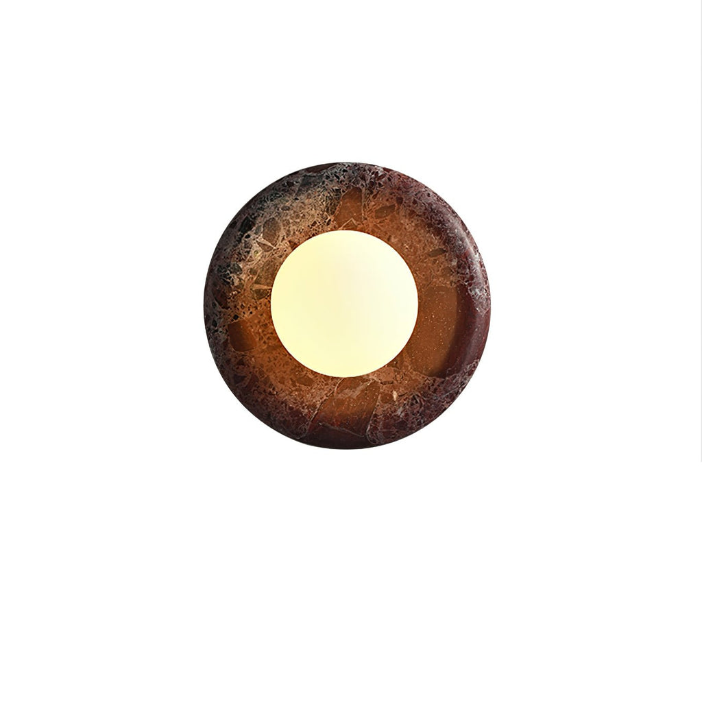 Elseneth Travertine Wall Light-Moonnatur