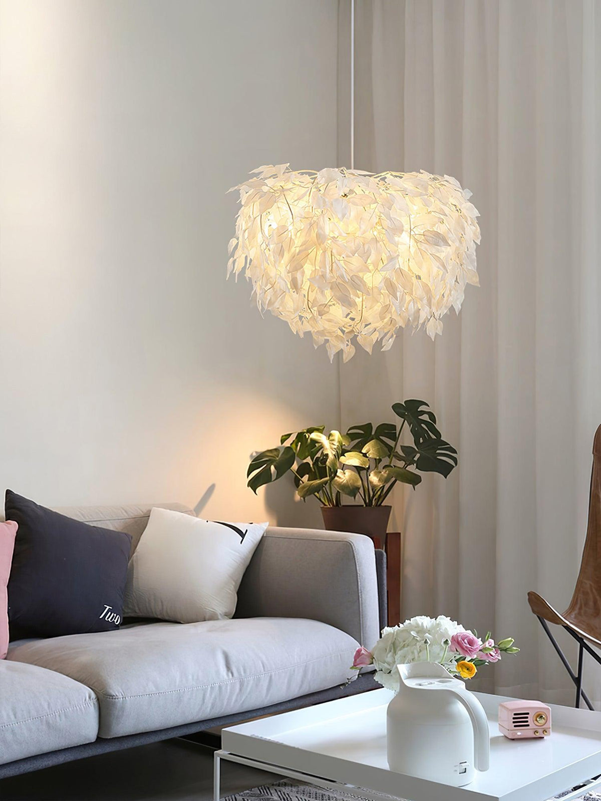 Idrisune Fabric Pendant Light-Moonnatur