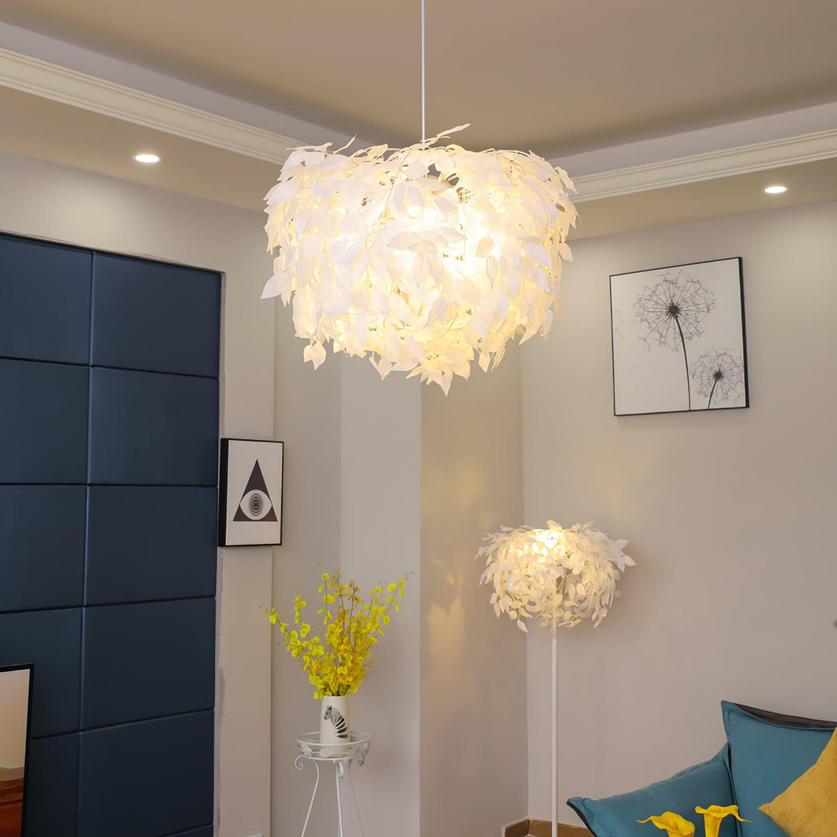 Idrisune Fabric Pendant Light-Moonnatur