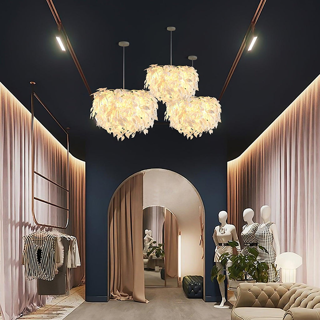 Idrisune Fabric Pendant Light-Moonnatur