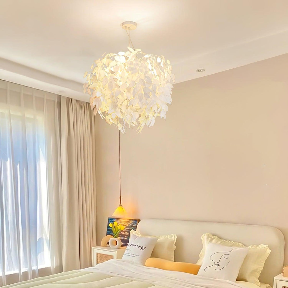 Idrisune Fabric Pendant Light-Moonnatur