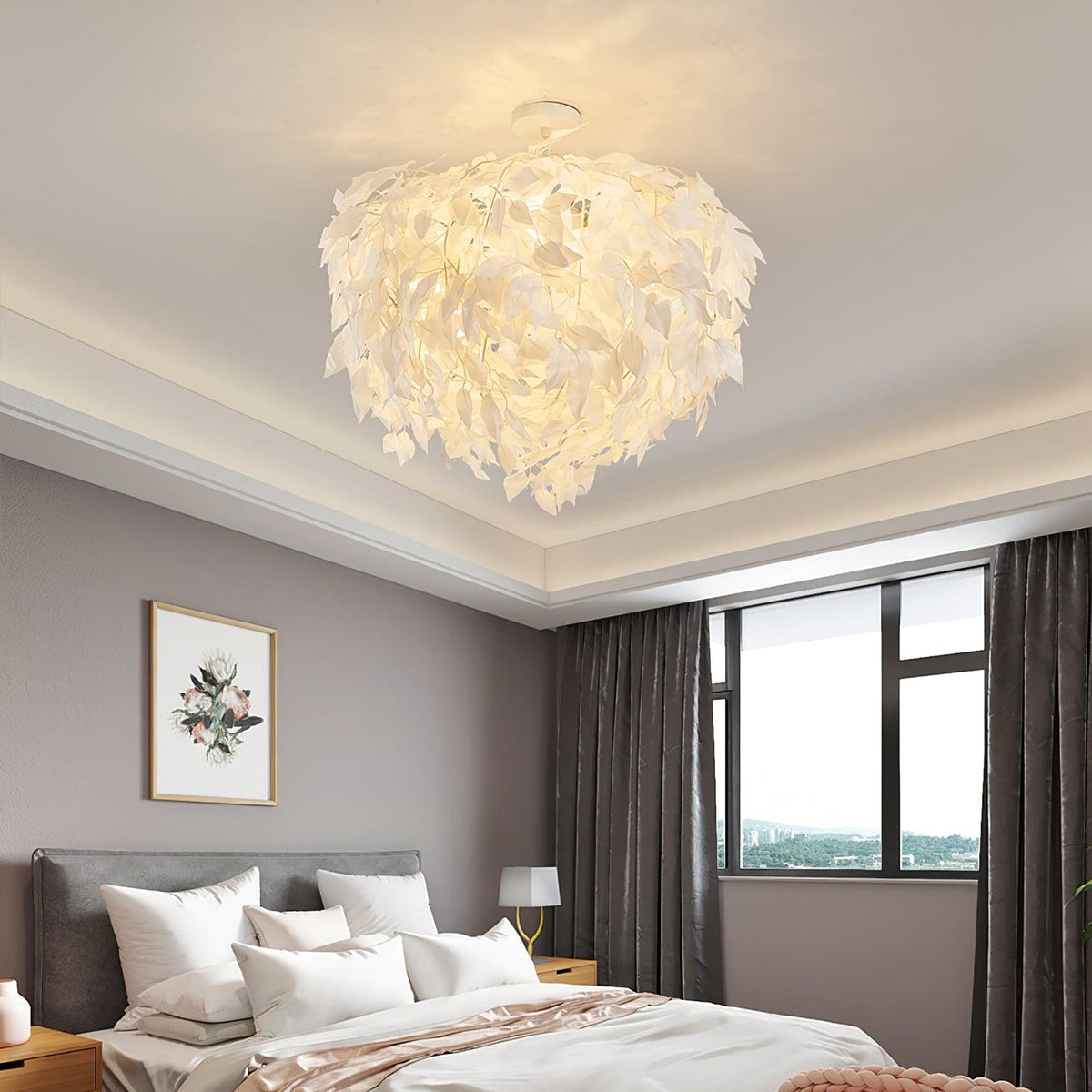 Idrisune Fabric Pendant Light-Moonnatur