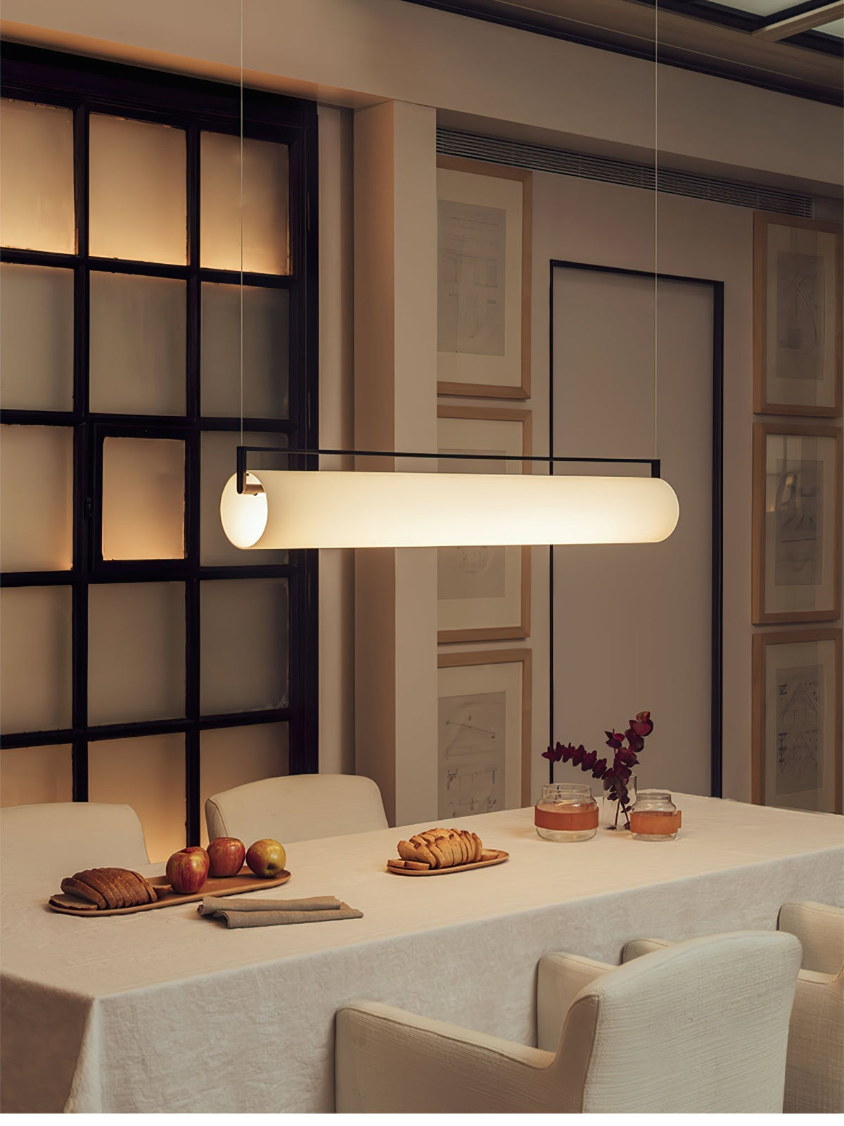 Oakenash Acrylic Pendant Light-Moonnatur