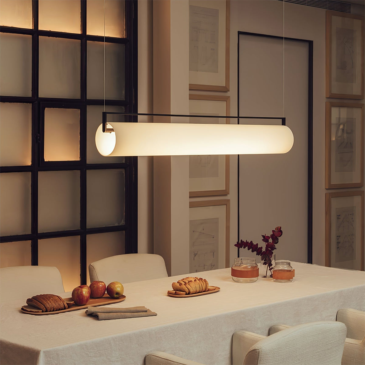 Oakenash Acrylic Pendant Light-Moonnatur
