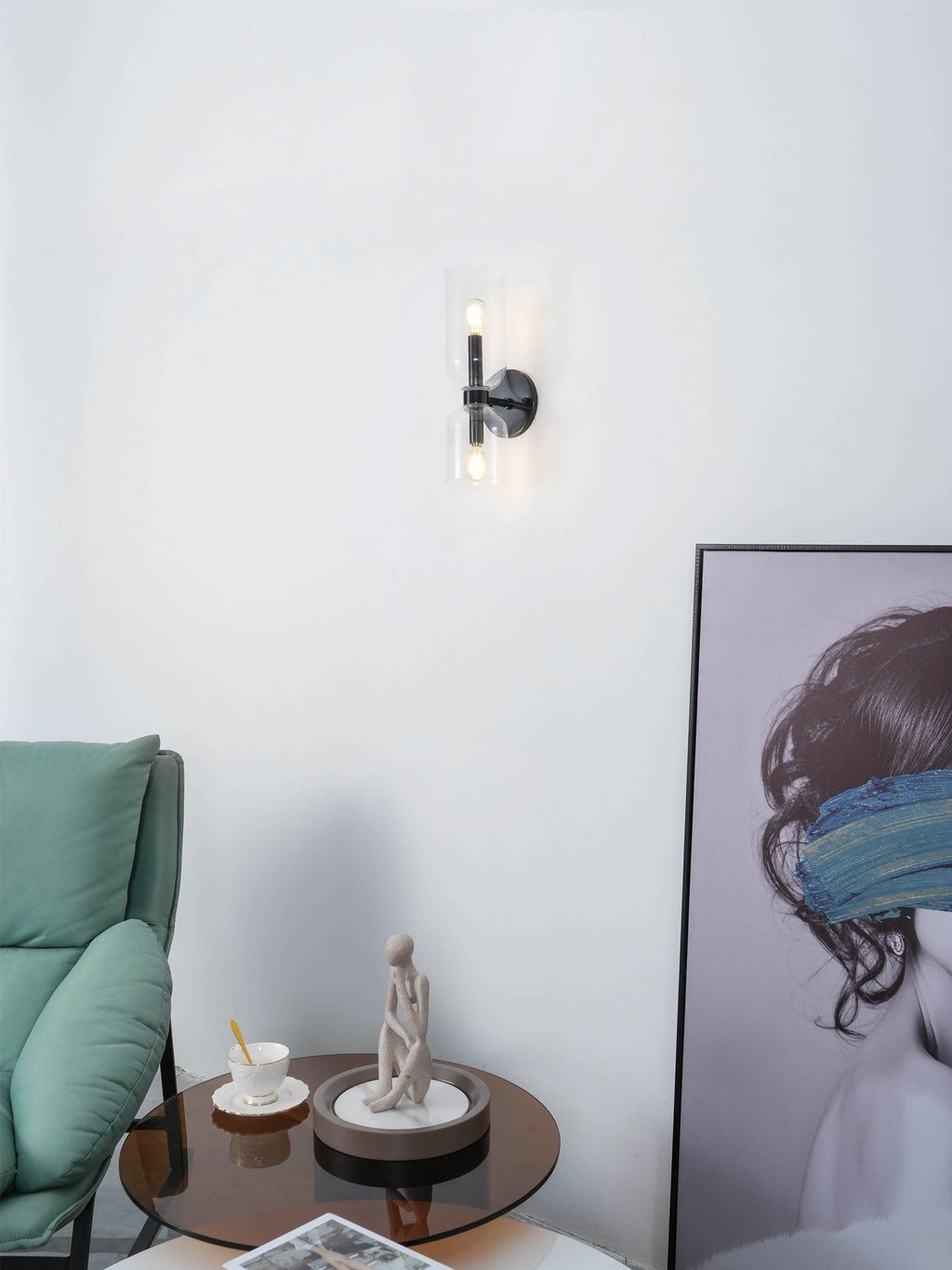 Lemoria Glass Wall Light-Moonnatur