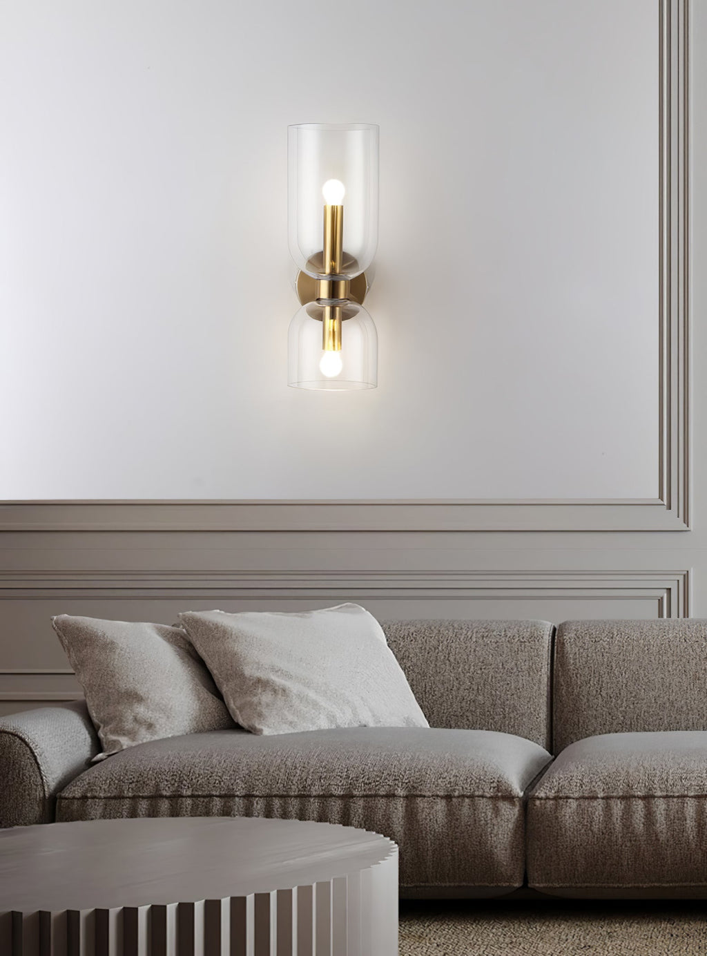 Lemoria Glass Wall Light-Moonnatur