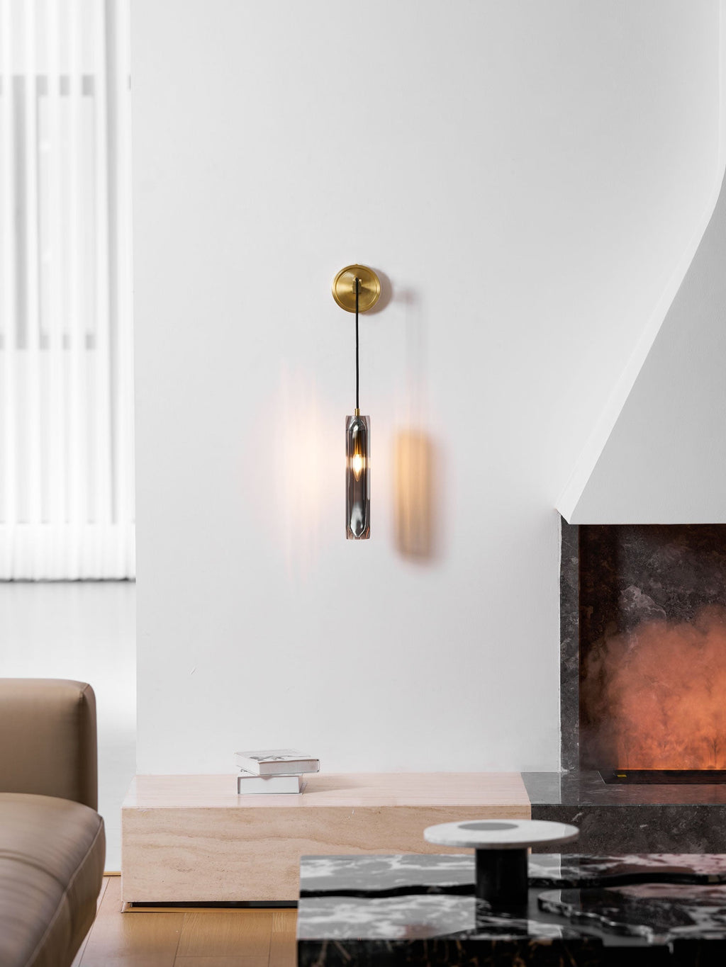 Sonelle Crystal Wall Lamp-Moonnatur