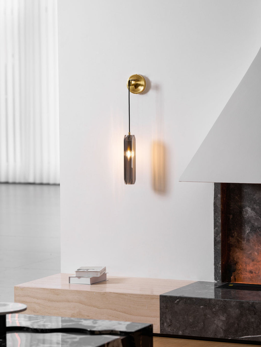 Sonelle Crystal Wall Lamp-Moonnatur