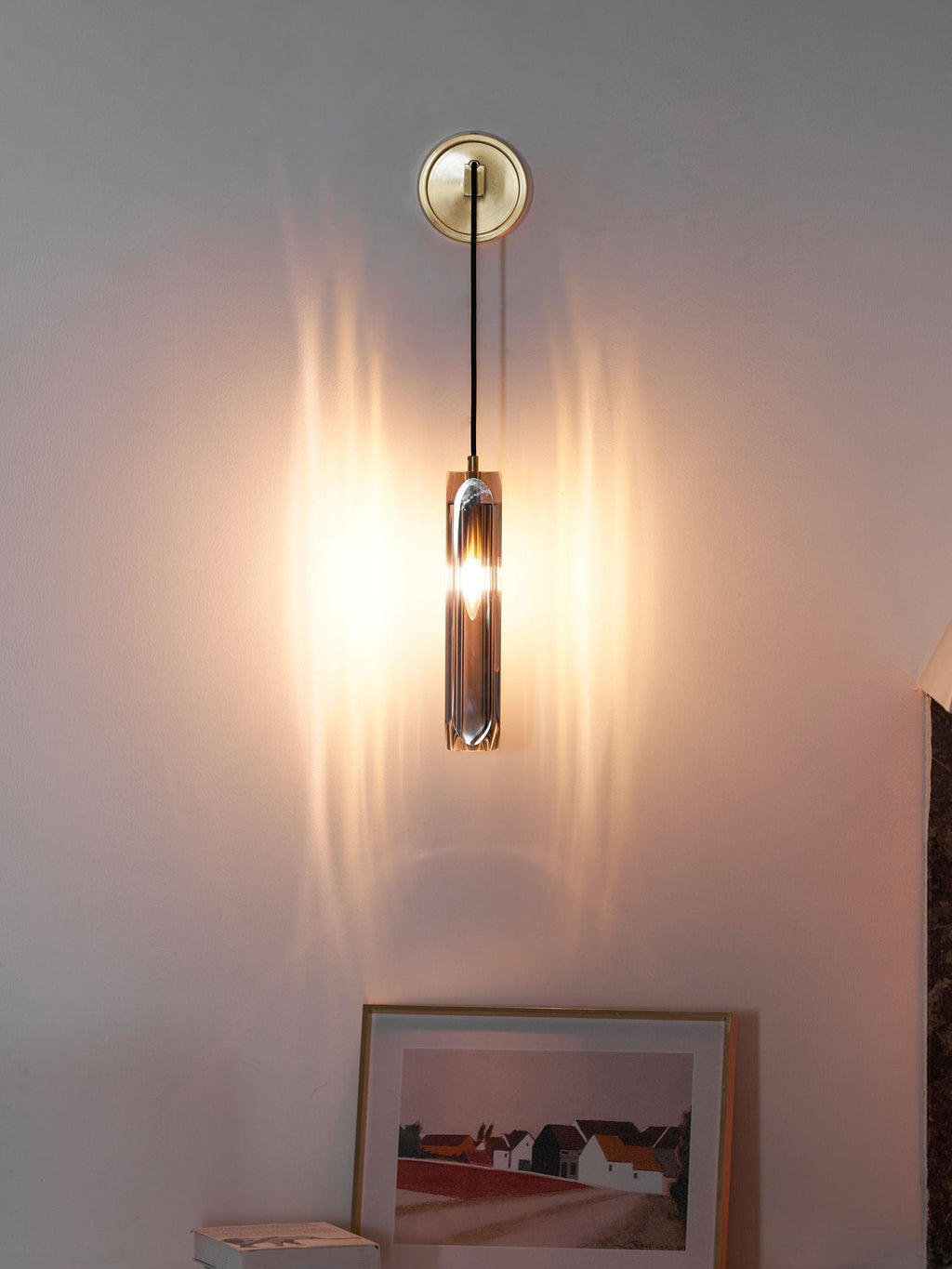 Sonelle Crystal Wall Lamp-Moonnatur