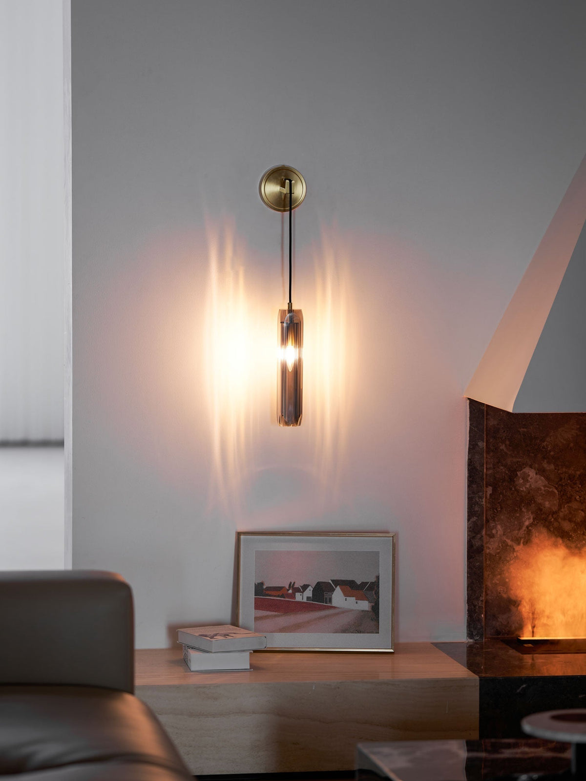 Sonelle Crystal Wall Lamp-Moonnatur