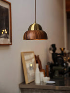 Hazelelle Wood Pendant Light-Moonnatur