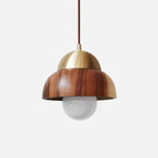 Hazelelle Wood Pendant Light-Moonnatur
