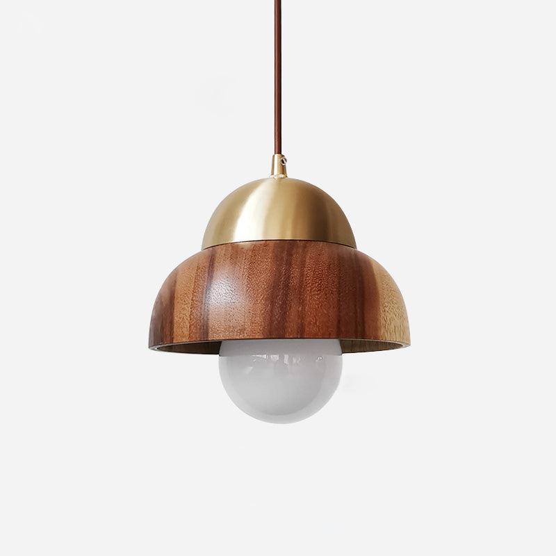 Hazelelle Wood Pendant Light-Moonnatur