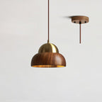 Hazelelle Wood Pendant Light-Moonnatur