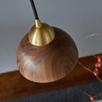 Hazelelle Wood Pendant Light-Moonnatur