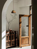 Hazelelle Wood Pendant Light-Moonnatur