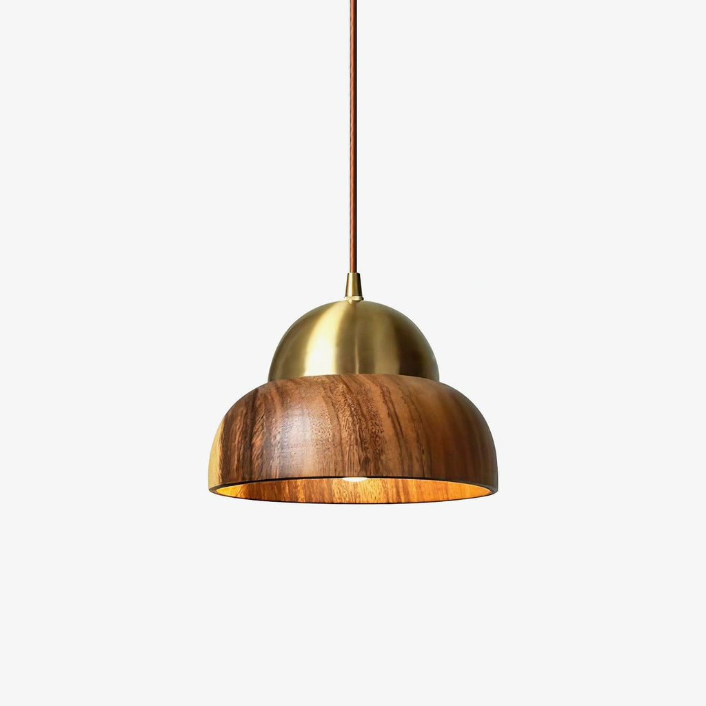 Hazelelle Wood Pendant Light-Moonnatur