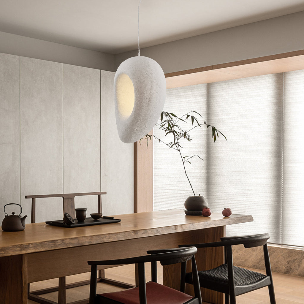 Avenara Resin Pendant Light-Moonnatur