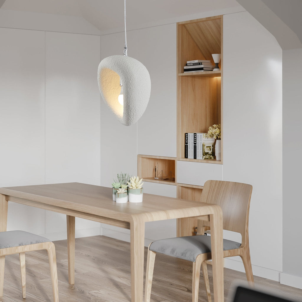 Avenara Resin Pendant Light-Moonnatur