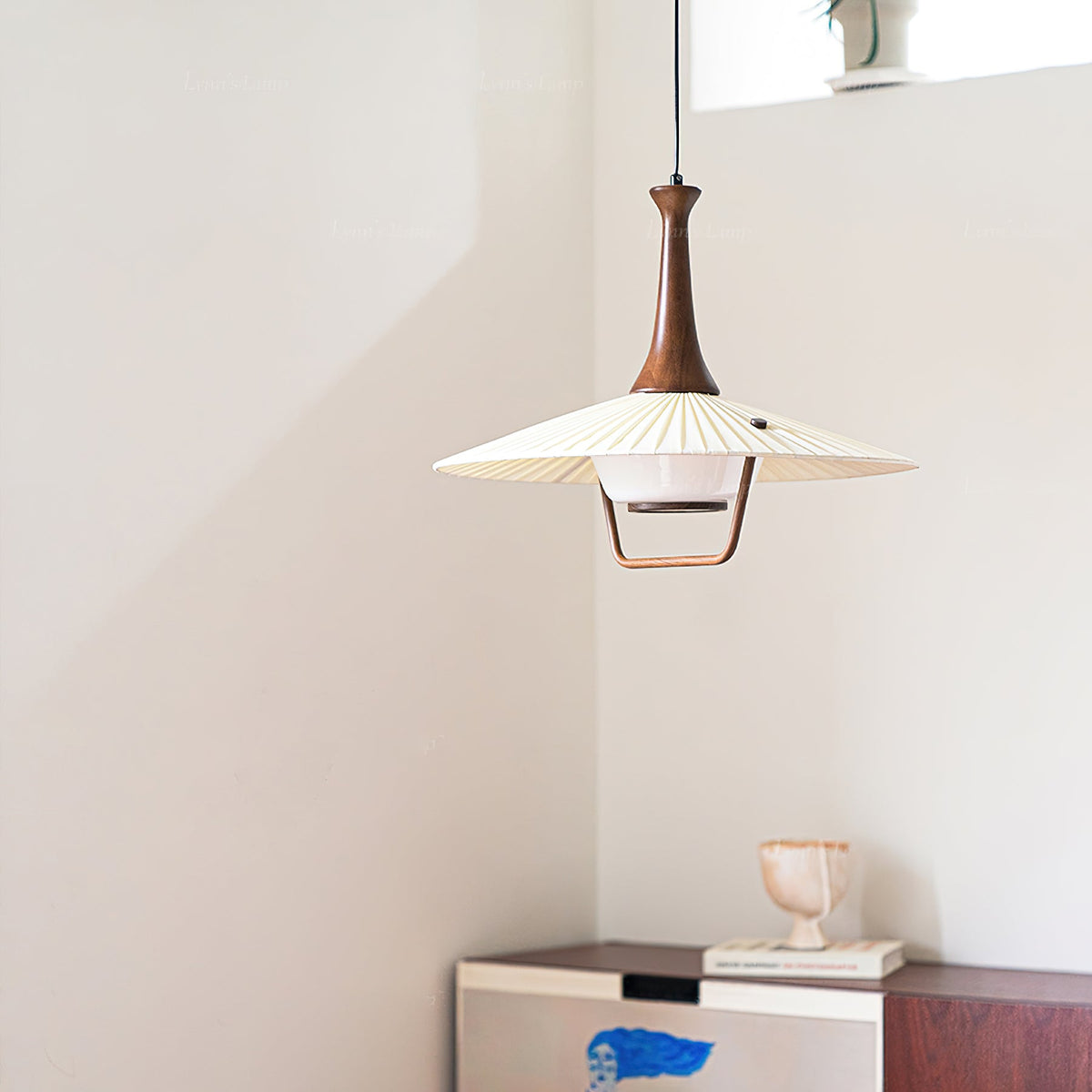 Serenia Fabric Pendant Light-Moonnatur