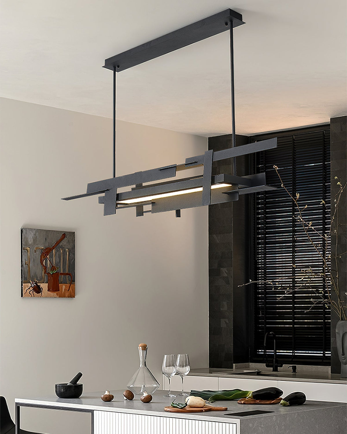Galenena Metal Pendant Light-Moonnatur