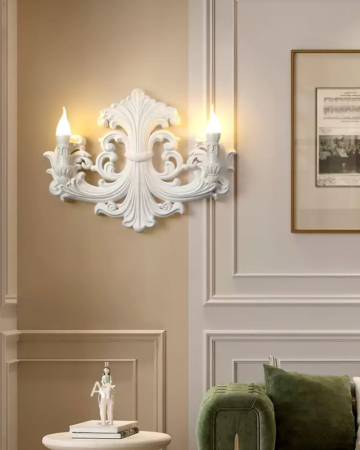 Carnelis Plaster Wall Light-Moonnatur