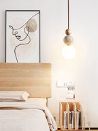 Penreloria Travertine Pendant Light-Moonnatur