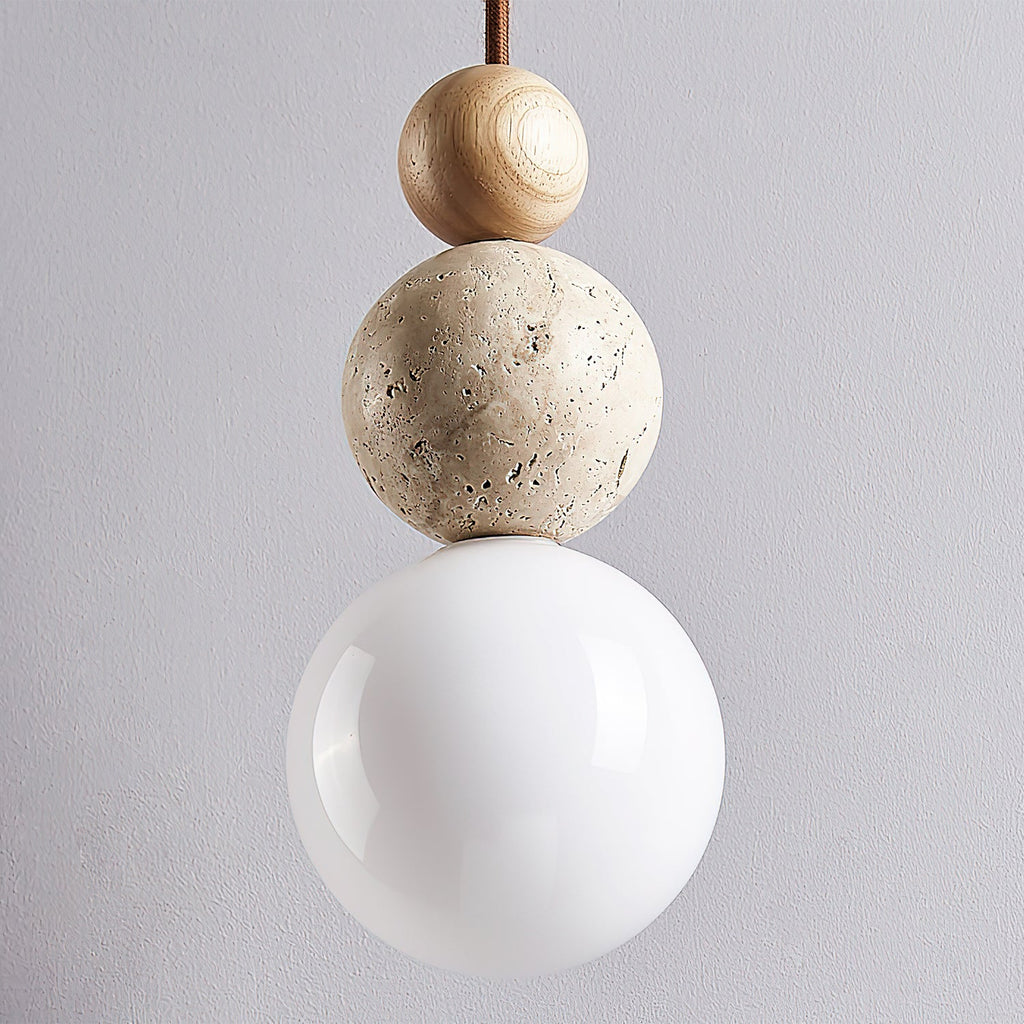 Penreloria Travertine Pendant Light-Moonnatur