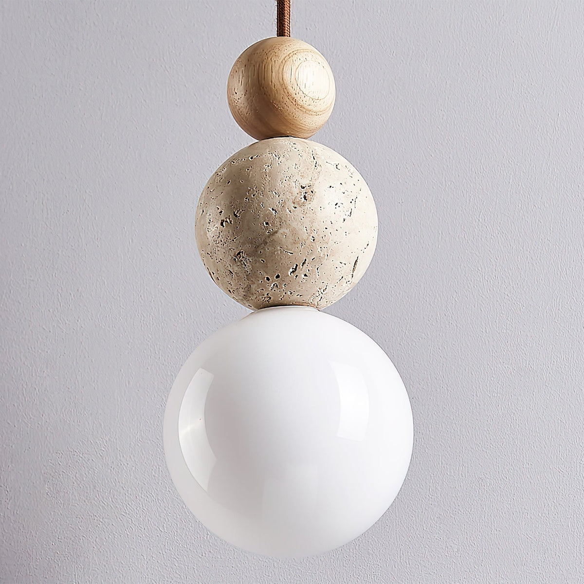 Penreloria Travertine Pendant Light-Moonnatur