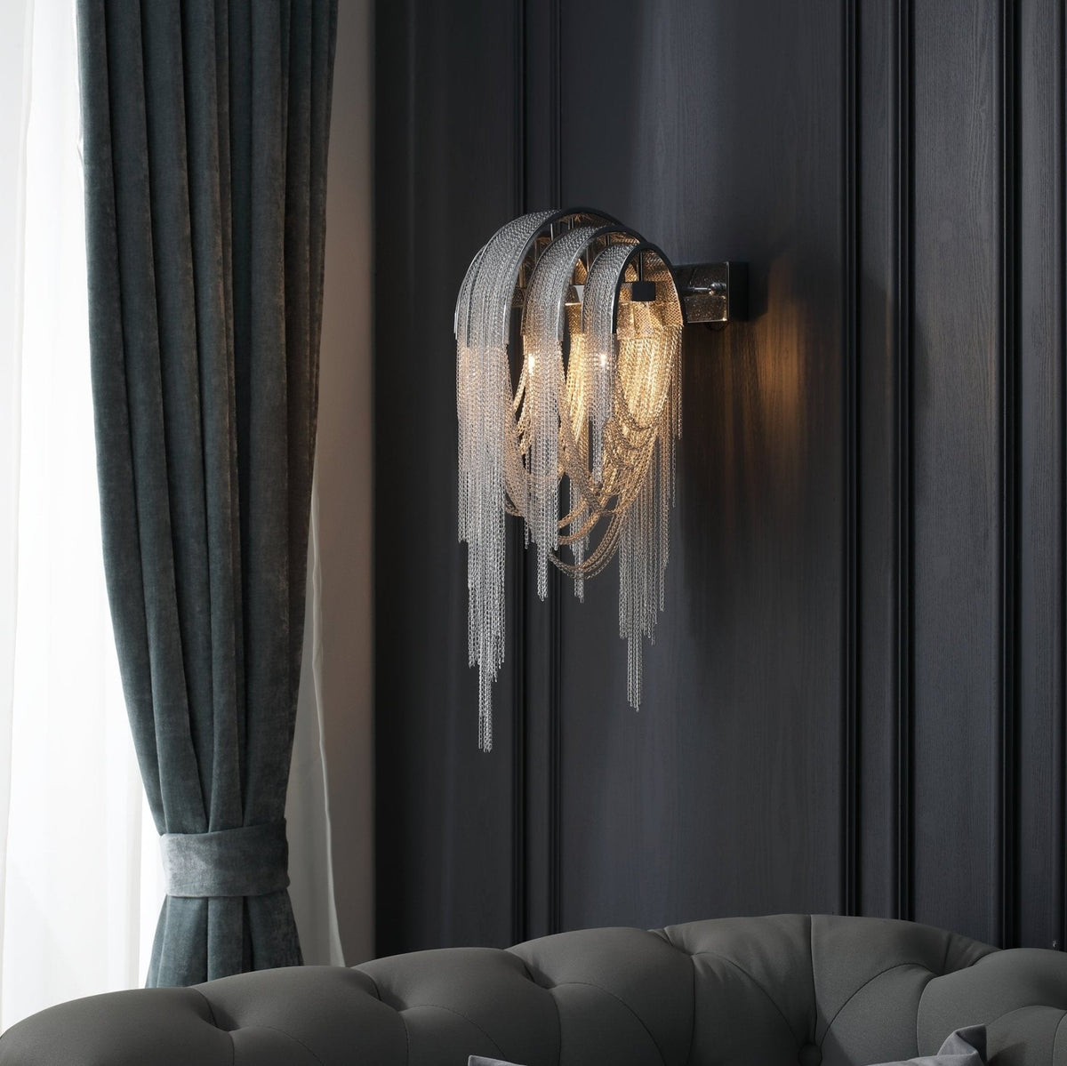 Larenune Aluminium Wall Light-Moonnatur