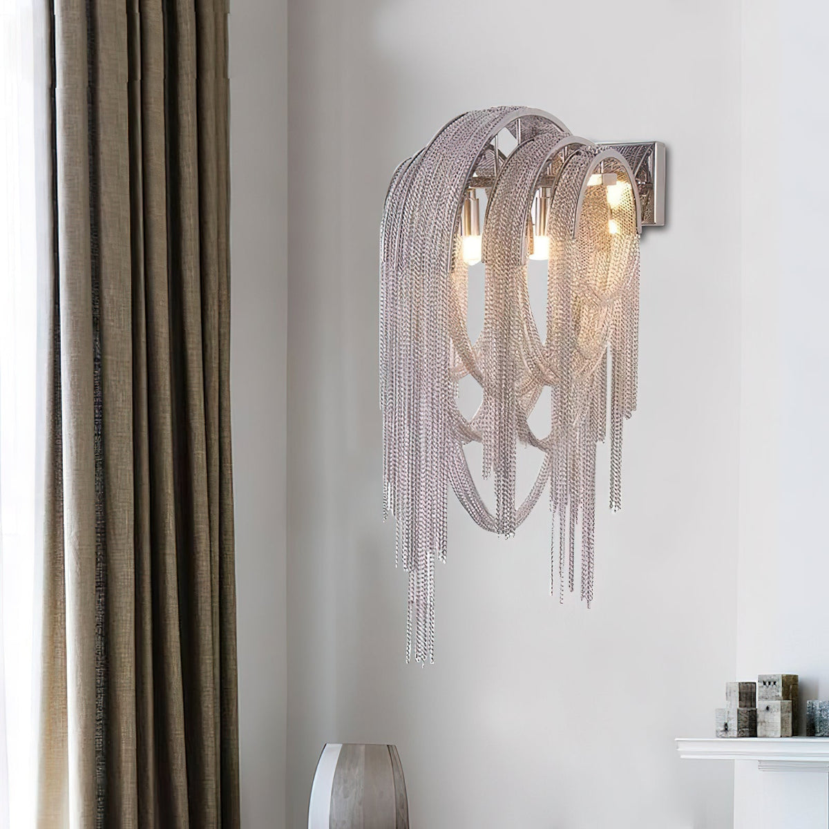 Larenune Aluminium Wall Light-Moonnatur