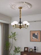 Drenia Wood Chandelier-Moonnatur