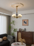 Drenia Wood Chandelier-Moonnatur