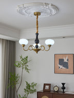 Drenia Wood Chandelier-Moonnatur
