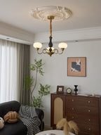 Drenia Wood Chandelier-Moonnatur