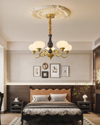 Drenia Wood Chandelier-Moonnatur