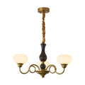 Drenia Wood Chandelier-Moonnatur