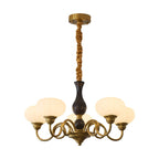 Drenia Wood Chandelier-Moonnatur