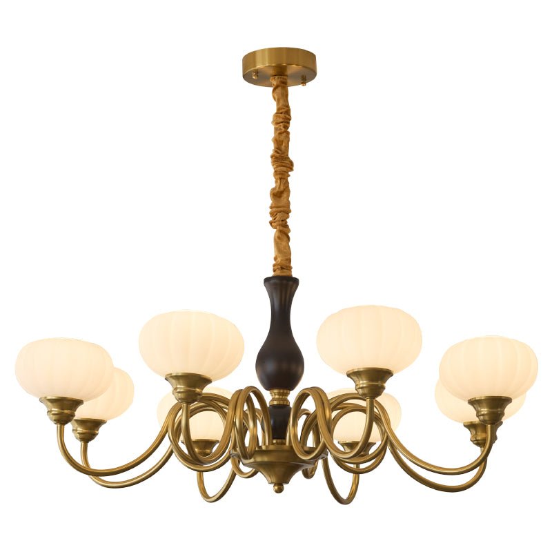 Drenia Wood Chandelier-Moonnatur