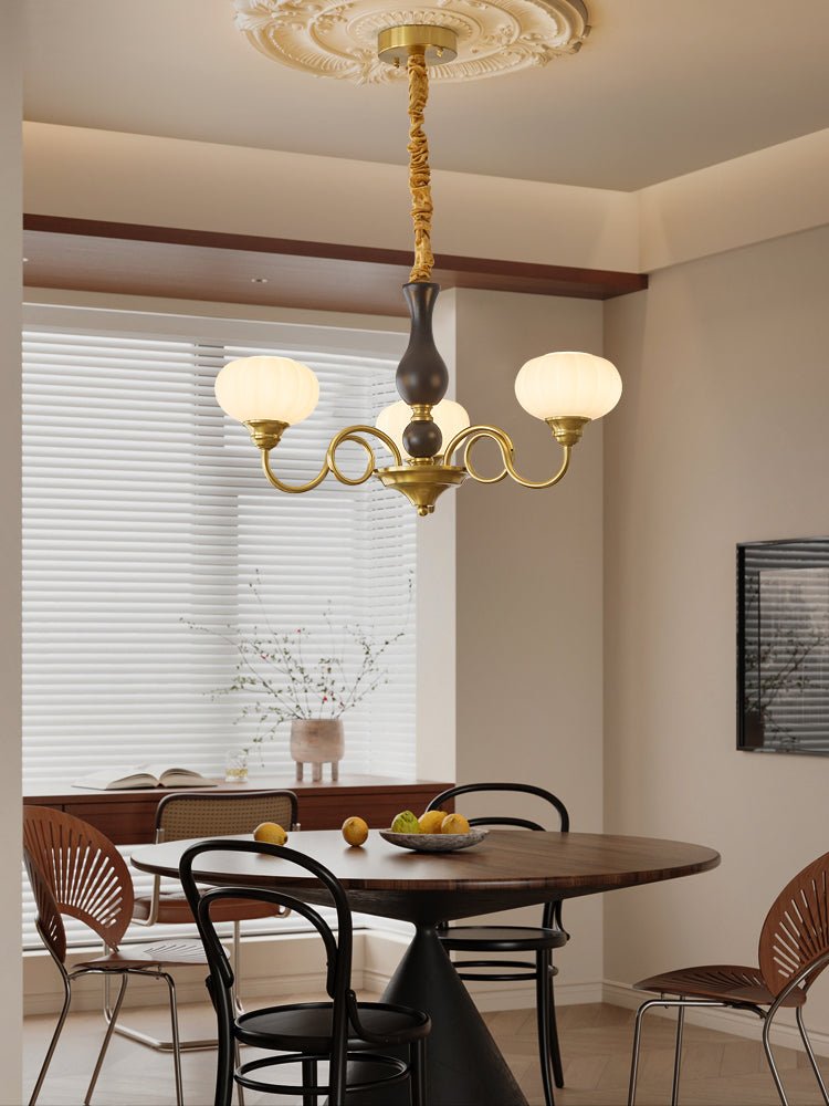 Drenia Wood Chandelier-Moonnatur
