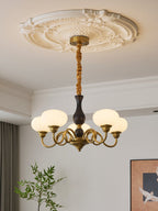 Drenia Wood Chandelier-Moonnatur